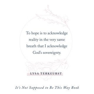 It’s not supposed to be this way by Lysa Terkeurst