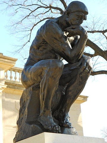 The Thinker by Rodin